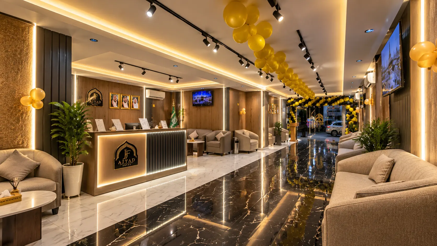 JF Ajyad Hotel reception